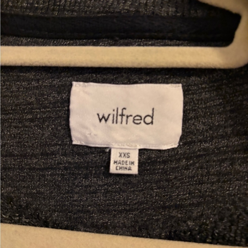 Wilfred Aritzia Grey Cocoon Cardigan XXS Didiot Draped Shawl - Picture 4 of 5